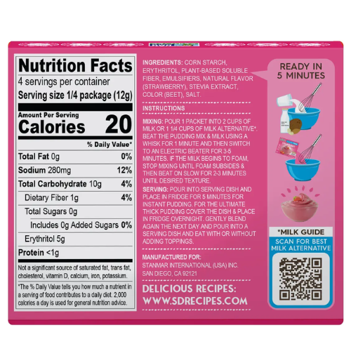 Simply Desserts Instant Pudding & Pie Filling - Strawberry 44gm