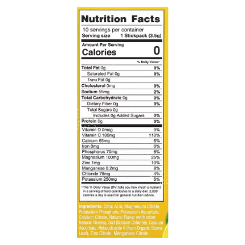 Ultima Replenisher - Lemonade 10 Sachets - Limit 1 per order