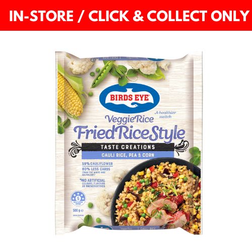 Birds Eye Veggie Rice Fried Rice Style Cauli Rice, Pea & Corn - 500g