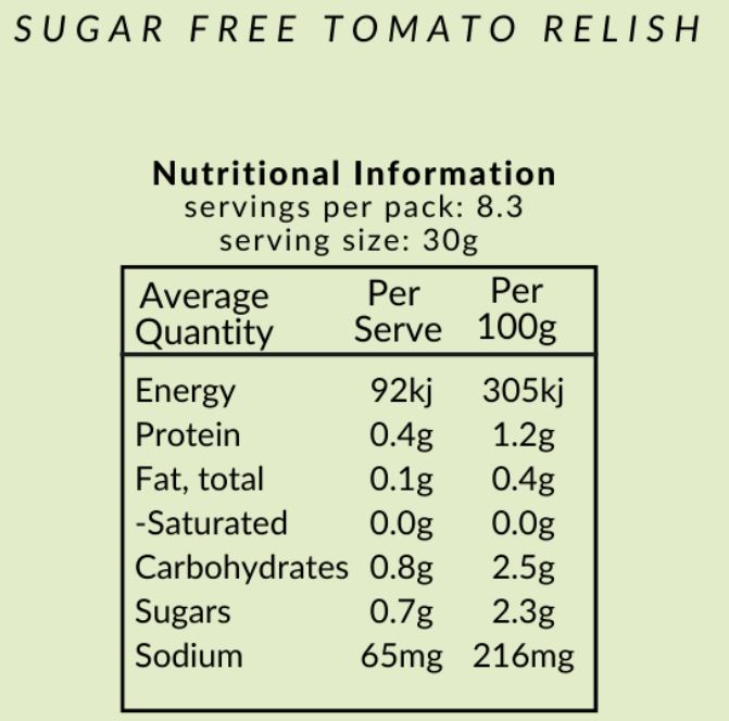 Aunty Mary's Relish - Tomato - 250g