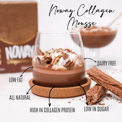 Noway Collagen Mousse Mix - Chocolate- 10 x 24g