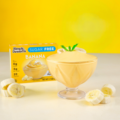 BULK Simply Desserts Instant Pudding & Pie Filling - Banana 48gm x 6 (case)