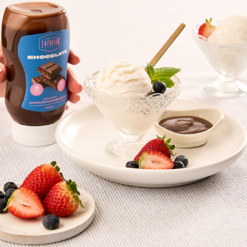 Bulk Low Carb Emporium No Added Sugar Chocolate Sauce - 350mL x 6