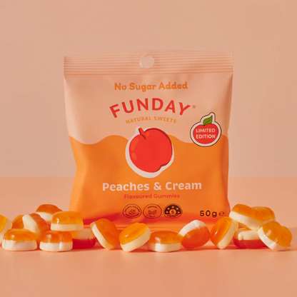 Funday Peaches &amp; Cream lollies