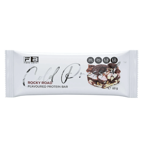 FIBRE BOOST Cold Pressed Protein Bar - Rocky Road - 60g