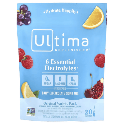 Ultima Replenisher Electrolytes Original Variety Pack - 20 stick pack