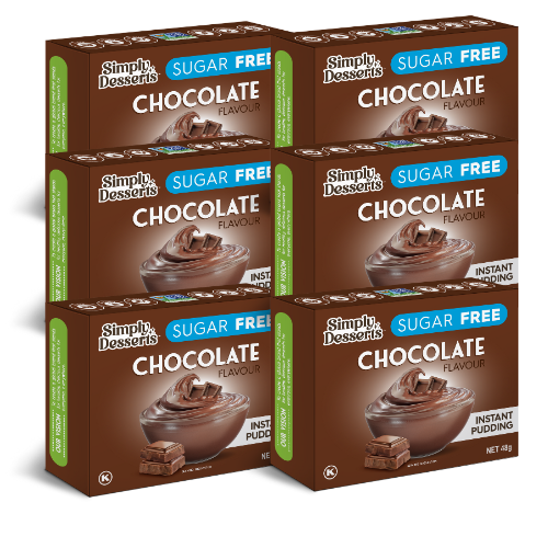 Bulk Simply Desserts Instant Pudding & Pie Filling - Chocolate 48gm x 6 (case)