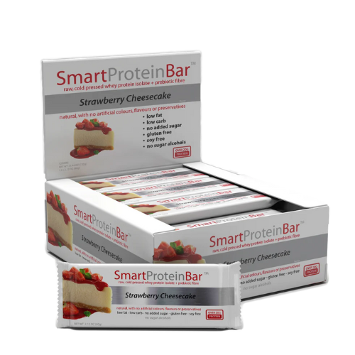 Bulk Smart Diet Solutions Protein Bar - Strawberry Cheesecake 60g x 12