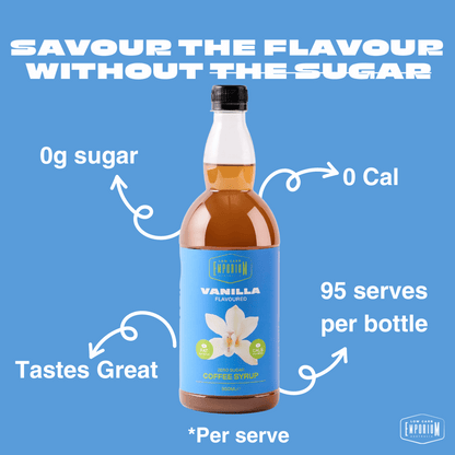 Low Carb Emporium Zero Sugar Syrup (multi flavour pack) - 4 x 950mL