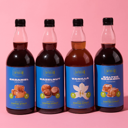 Low Carb Emporium Zero Sugar Coffee Syrup (multi flavour pack) - 4 x 950mL