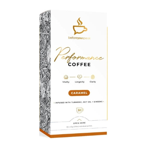 Before You Speak Coffee - High performance 30 sachets - Caramel