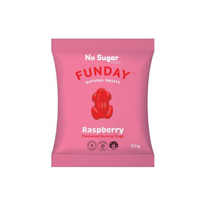 Funday Raspberry Gummy Frogs - 50g