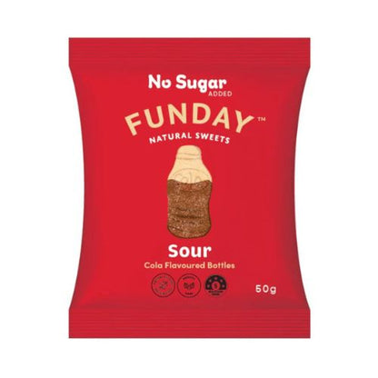Funday Sour Cola Flavoured Bottles - 50g