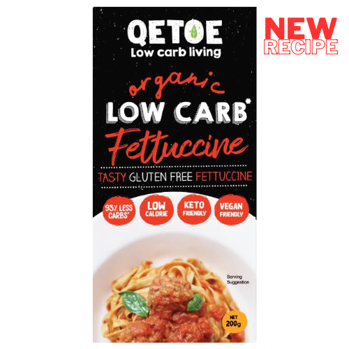 Qetoe Organic Low Carb Fettuccine - 200gm