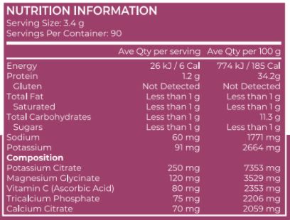 ReVitalise Electrolyte Drink Mix - Grape Tub 90 serves