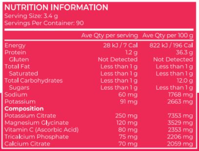 ReVitalise Electrolyte Drink Mix - Raspberry Tub 30 serves