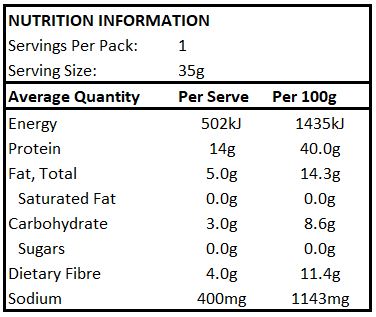 Wholesome Provisions Low Carb Chips - Sea Salt Vinegar - 35g