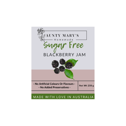 Aunty Mary's Jam - Blackberry - 250g