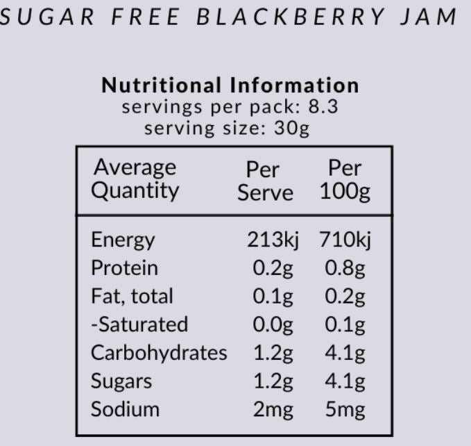 Aunty Mary's Jam - Blackberry - 250g