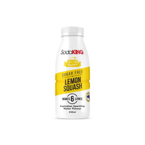 SodaKing Sugar Free Lemon Squash Flavour Syrup - 250ml