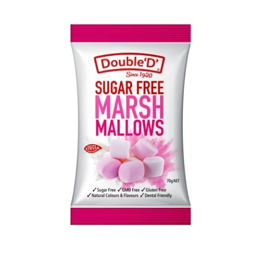 Double ‘D’ Sugar Free Marshmallows 70gm